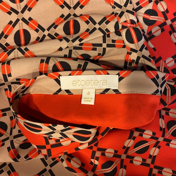 Etcetera Skirt size 4 in rich colors. - Picture 8 of 8